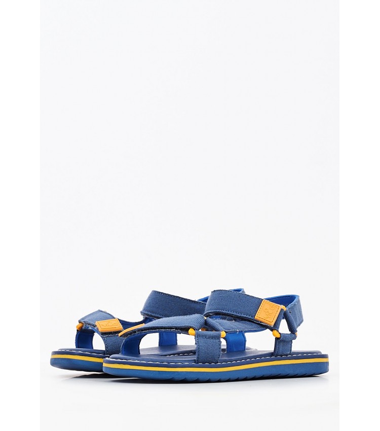 Kids Flip Flops & Sandals Flumek Blue ECOleather Mood