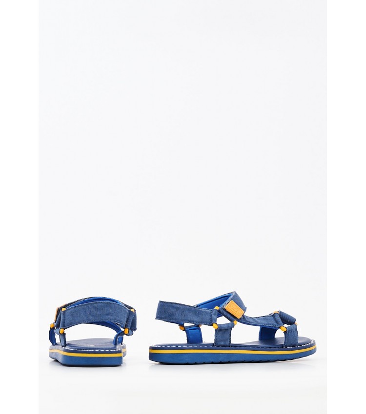 Kids Flip Flops & Sandals Flumek Blue ECOleather Mood