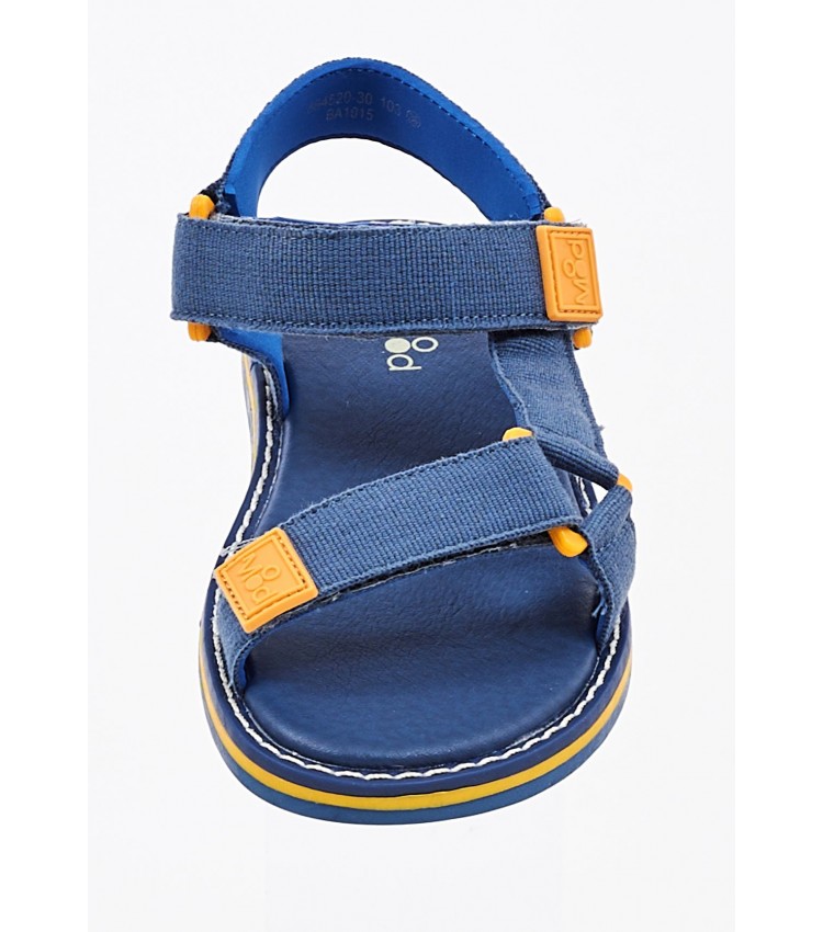 Kids Flip Flops & Sandals Flumek Blue ECOleather Mood