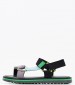 Kids Flip Flops & Sandals Flumek Grey ECOleather Mood