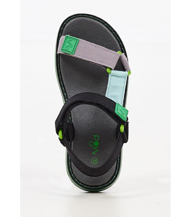 Kids Flip Flops & Sandals Flumek Grey ECOleather Mood