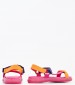 Kids Flip Flops & Sandals Lamis Pink Rubber Mood