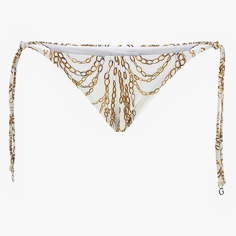 Γυνακεία Μαγιό Brief.String Άσπρο Πολυαμίδη Guess