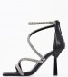 Women Sandals Leanca Black Leather Guess