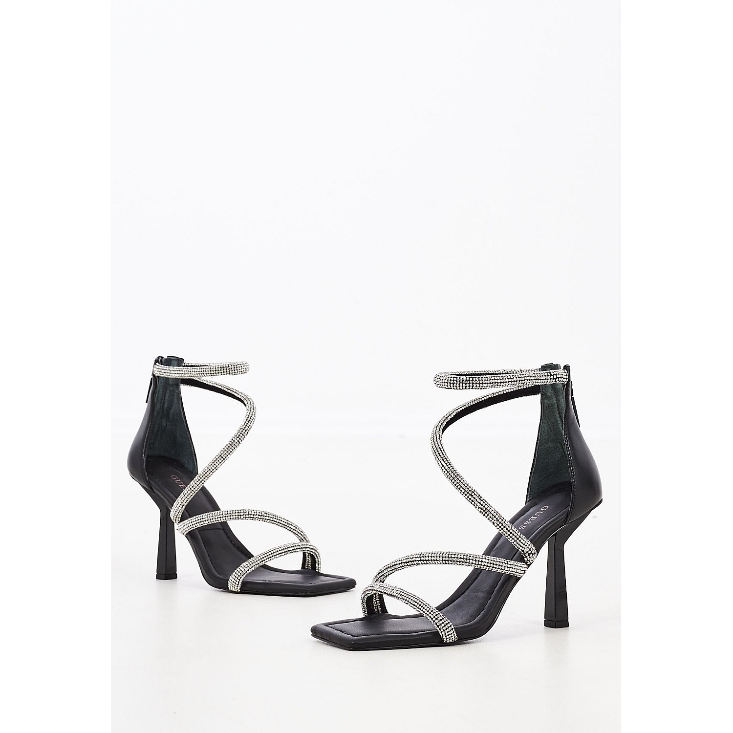 Γυναικεία Πέδιλα Leanca Μαύρο Δέρμα Guess Γυναικεία Πέδιλα Leanca Μαύρο Δέρμα Guess