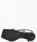 Women Sandals Leanca Black Leather Guess