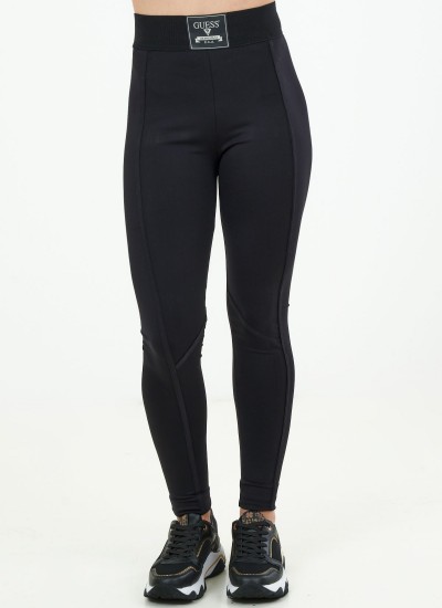 Γυναικεία Παντελόνια Mia.Leggings Μαύρο Polyamide Guess