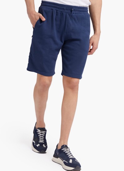Ανδρικές Βερμούδες Mitchell Σκούρο Μπλε Βαμβάκι Guess