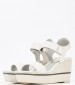 Women Platforms High GINGER.SPORTY White Eco-Leather Replay