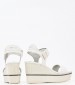 Women Platforms High GINGER.SPORTY White Eco-Leather Replay