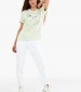 Women T-Shirts - Tops Lght.Jersey Green Cotton Replay