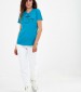 Women T-Shirts - Tops Light.Cotton Blue Cotton Replay