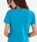 Women T-Shirts - Tops Light.Cotton Blue Cotton Replay