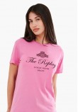 Women T-Shirts - Tops Light.Cotton Pink Cotton Replay