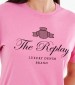 Women T-Shirts - Tops Light.Cotton Pink Cotton Replay