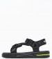 Men Flip Flops & Sandals Space.Web Black Replay