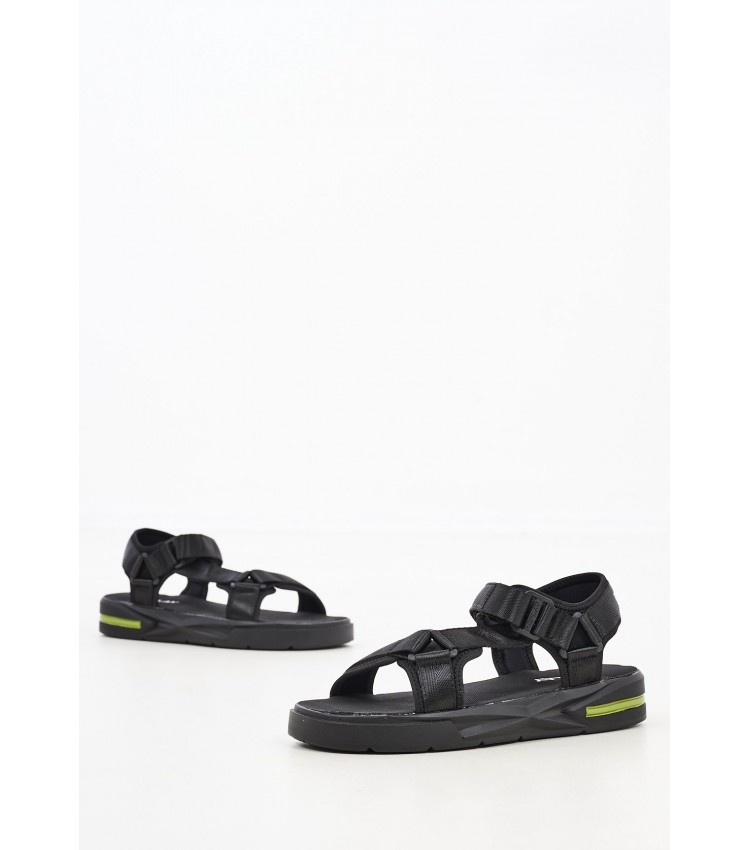 Men Flip Flops & Sandals Space.Web Black Replay