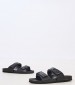 Men Flip Flops & Sandals Ulisse.Tape Black Eco-Leather Replay