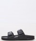 Men Flip Flops & Sandals Ulisse.Tape Black Eco-Leather Replay