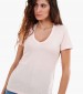Women T-Shirts - Tops V.Jersey Pink Cotton Replay