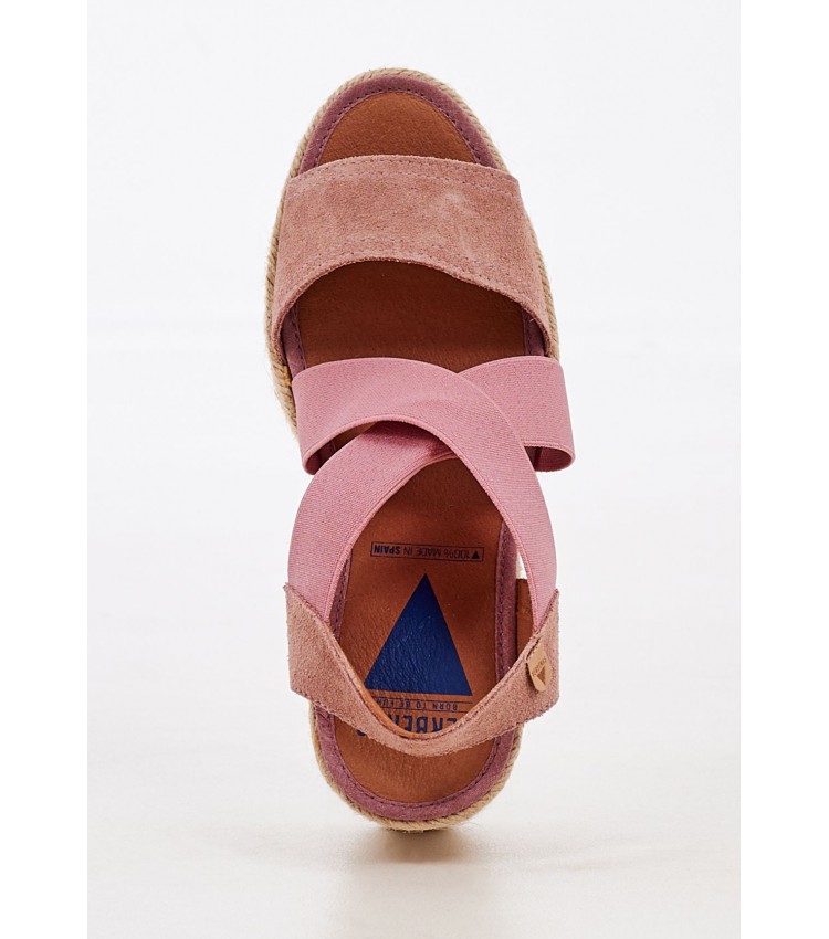 Women Platforms High Silvia Pink Leather Verbenas