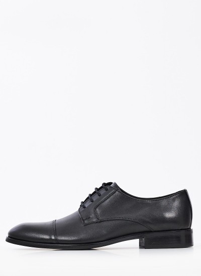 Men Shoes 42637 Black Leather Vice