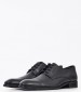 Men Shoes 42637 Black Leather Vice