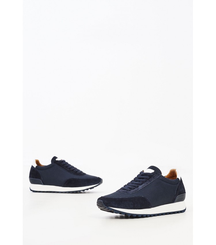 Men Casual Shoes 45307 Blue Buckskin Vice
