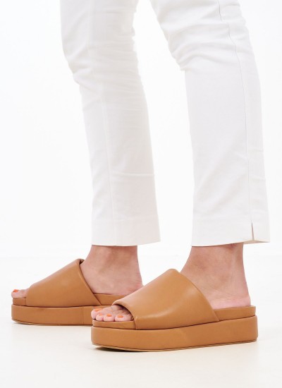 Γυναικεία Flats Gizeh.BS Ανθρακί Δέρμα Birkenstock