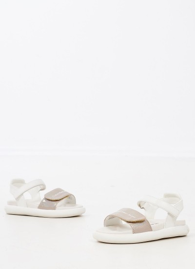 Kids Flip Flops & Sandals 695574 White Leather Kickers