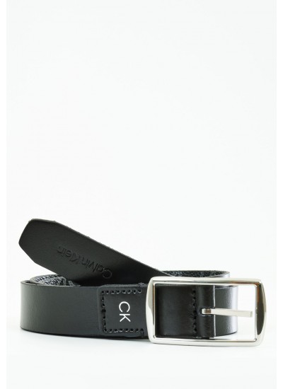 Women Belts Bridge.Belt Black ECOleather Calvin Klein