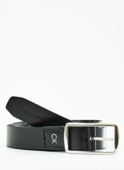 Γυναικείες Ζώνες Bridge.Belt Μαύρο ECOleather Calvin Klein