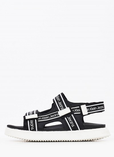 Kids Flip Flops & Sandals Bw.Sandal Black Fabric Calvin Klein