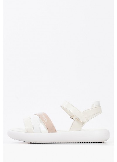 Παιδικές Σαγιονάρες & Πέδιλα Nd.Sandals Άσπρο ECOleather Calvin Klein