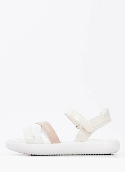 Παιδικές Σαγιονάρες & Πέδιλα Nd.Sandals Άσπρο ECOleather Calvin Klein