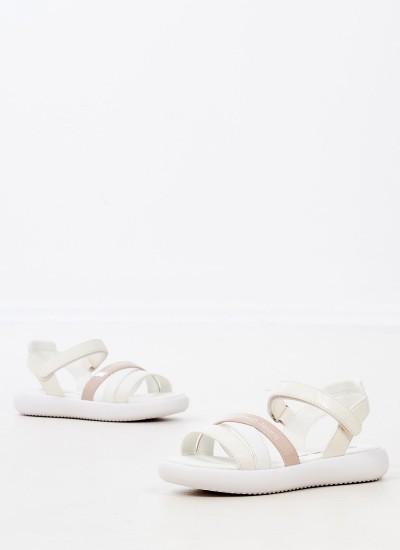 Παιδικές Σαγιονάρες & Πέδιλα Nd.Sandals Άσπρο ECOleather Calvin Klein