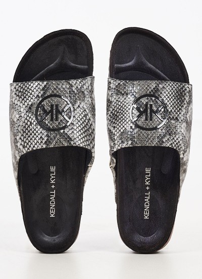 Γυναικεία Flats Bray Γκρι ECOleather Kendall+Kylie