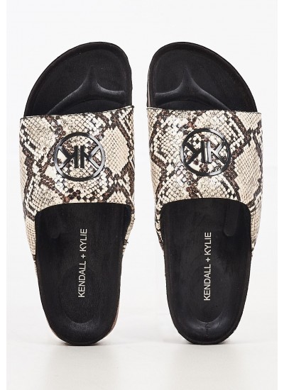 Γυναικεία Flats Salto.Baixo Μπεζ 'Υφασμα Schutz