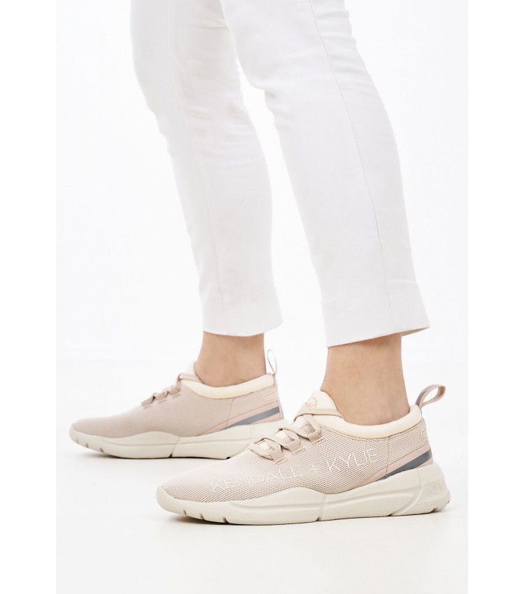 Γυναικεία Παπούτσια Casual Equator Nude Ύφασμα Kendall+Kylie