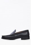 Men Moccasins 347300 Black Leather Sea and City