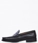 Men Moccasins 347300 Black Leather Sea and City