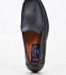 Men Moccasins 347301 Black Leather Sea and City