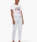 Women T-Shirts - Tops Esummer White Cotton Boss