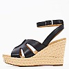 Women Platforms High 1128251 Black Leather UGG