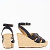 Women Platforms High 1128251 Black Leather UGG