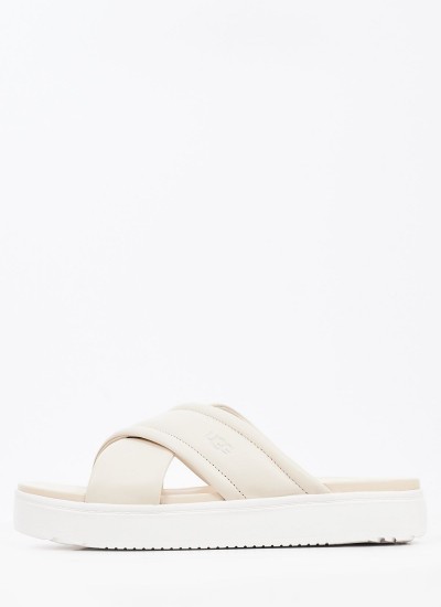 Γυναικεία Flats 1128635 Μπεζ Δέρμα UGG