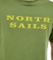Ανδρικές Μπλούζες 692793 Πράσινο Βαμβάκι North Sails