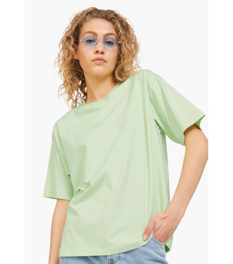 Γυναικείες Μπλούζες - Τοπ Andrea.Ss Πράσινο Βαμβάκι Jack & Jones