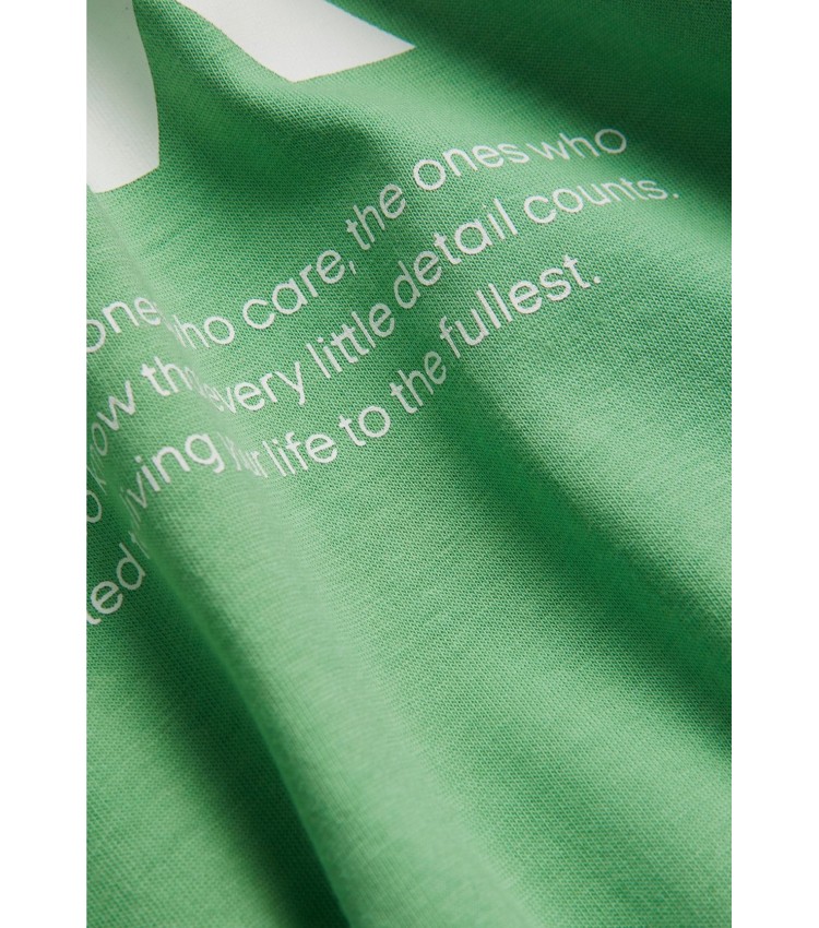 Women T-Shirts - Tops Anna.Ss Green Cotton Jack & Jones