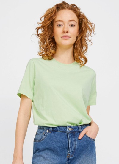 Γυναικείες Μπλούζες - Τοπ Anna Πράσινο Βαμβάκι Jack & Jones